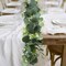5.9FT Eucalyptus Garland, Artificial Greenery Garland Flower, Green Spring Garland Wreath Vines Decorations, Fake Silver Dollar Eucalyptus Leaves Vines for Table Home Wedding Mantle Party Decor